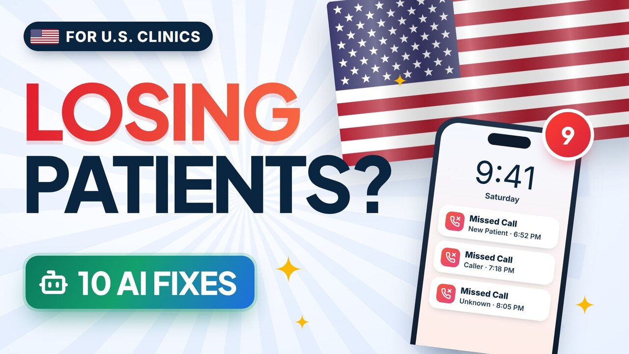 Video thumbnail: AI Receptionist for Medical Practices: 10 Ways to Stop Losing Patients